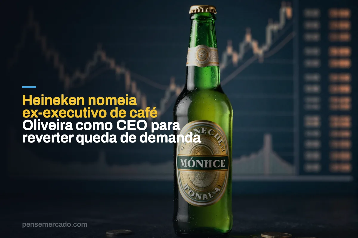 Heineken nomeia ex-executivo de café Oliveira como CEO para reverter queda de demanda
