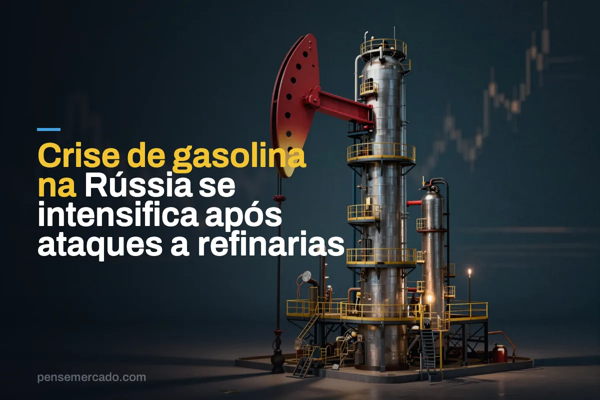 Crise de gasolina na Rússia se intensifica após ataques a refinarias