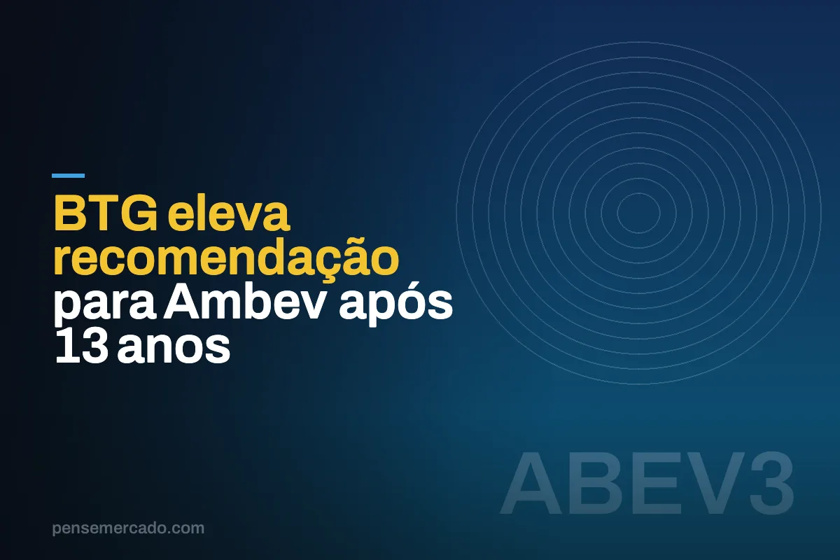 BTG eleva recomendação para Ambev após 13 anos