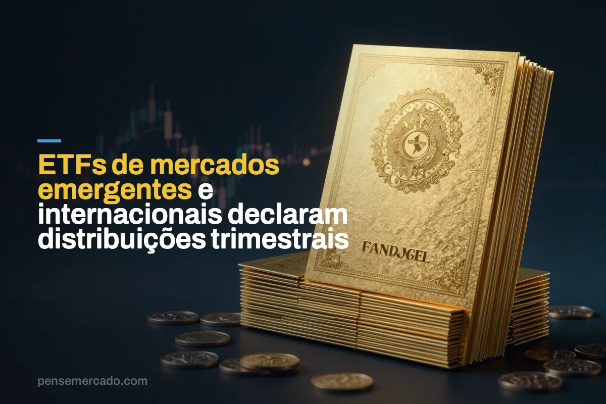 ETFs de mercados emergentes e internacionais declaram distribuições trimestrais