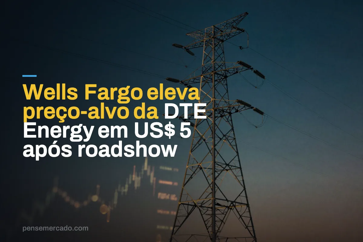 Wells Fargo eleva preço-alvo da DTE Energy em US$ 5 após roadshow