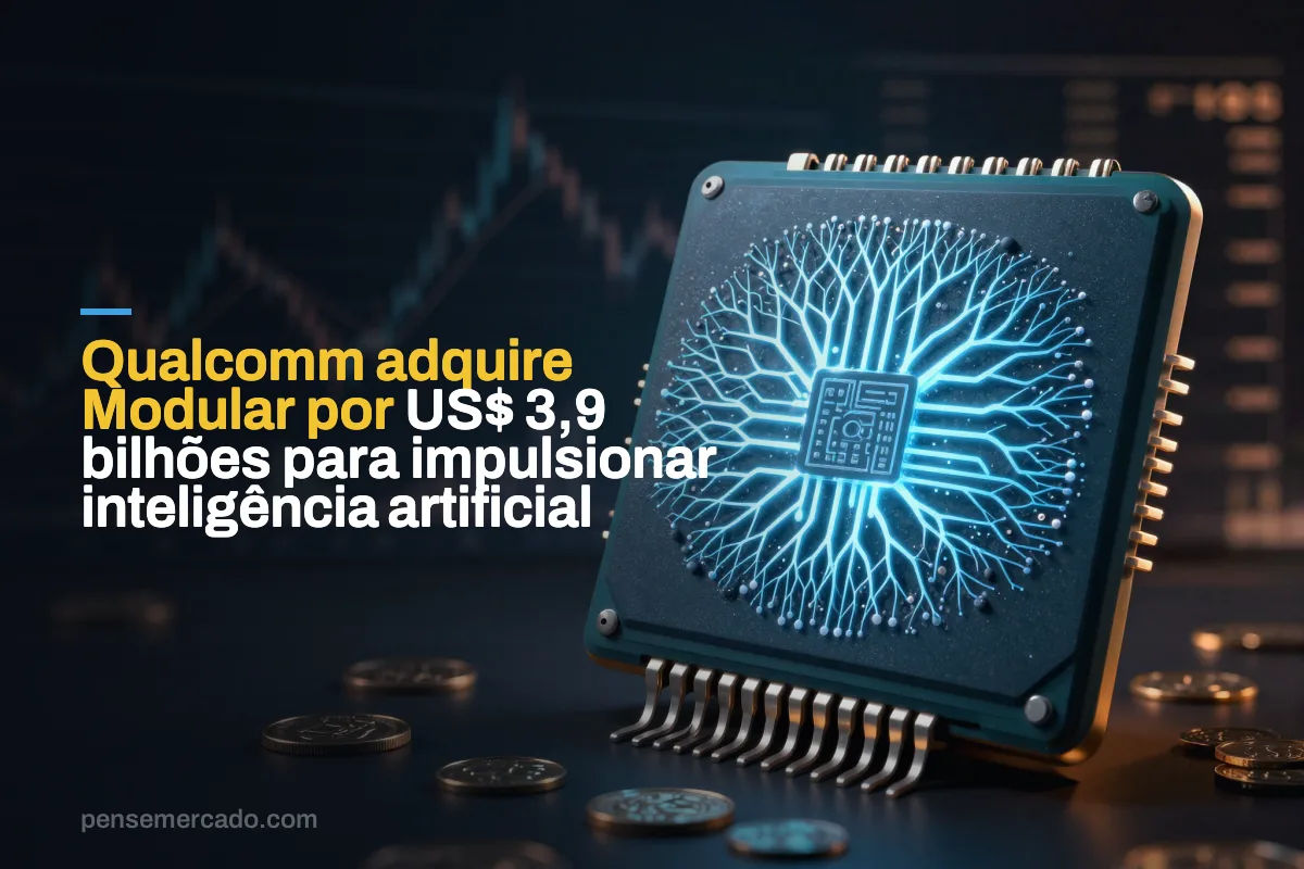 Qualcomm adquire Modular por US$ 3,9 bilhões para impulsionar inteligência artificial