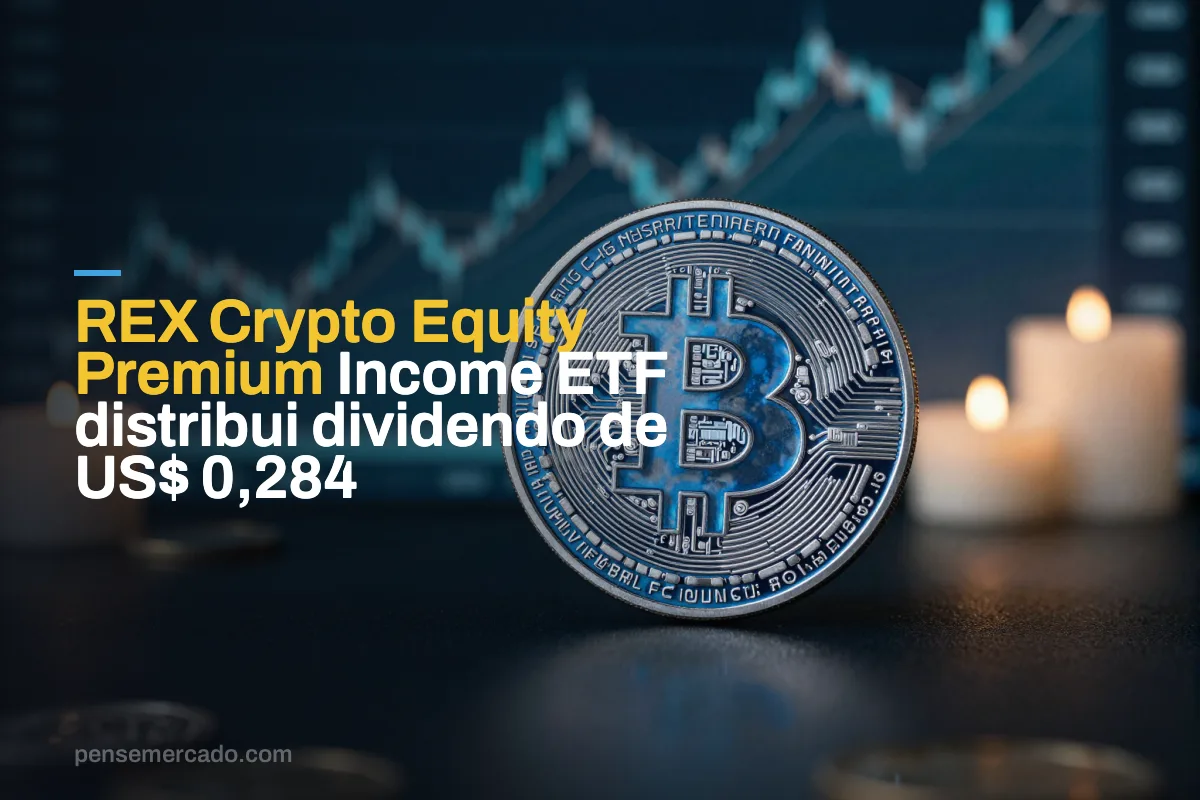 REX Crypto Equity Premium Income ETF distribui dividendo de US$ 0,284