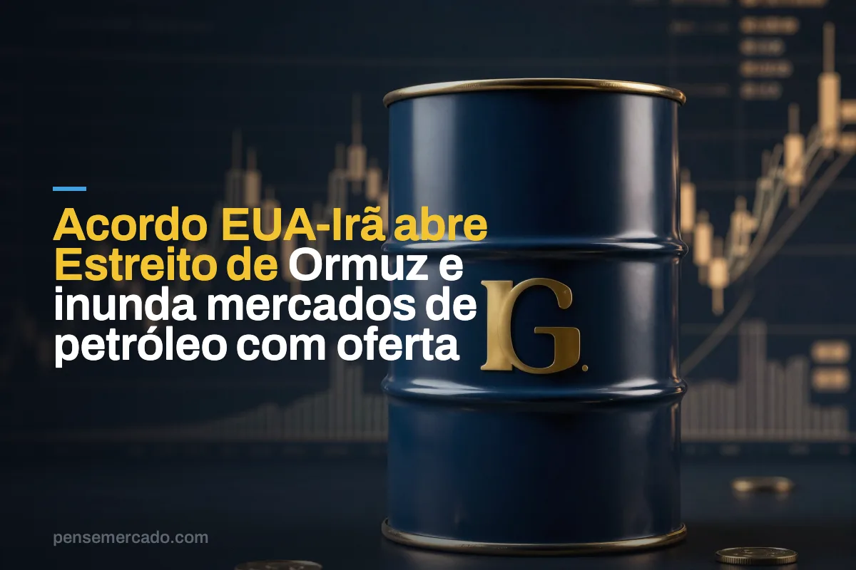 Acordo EUA-Irã abre Estreito de Ormuz e inunda mercados de petróleo com oferta