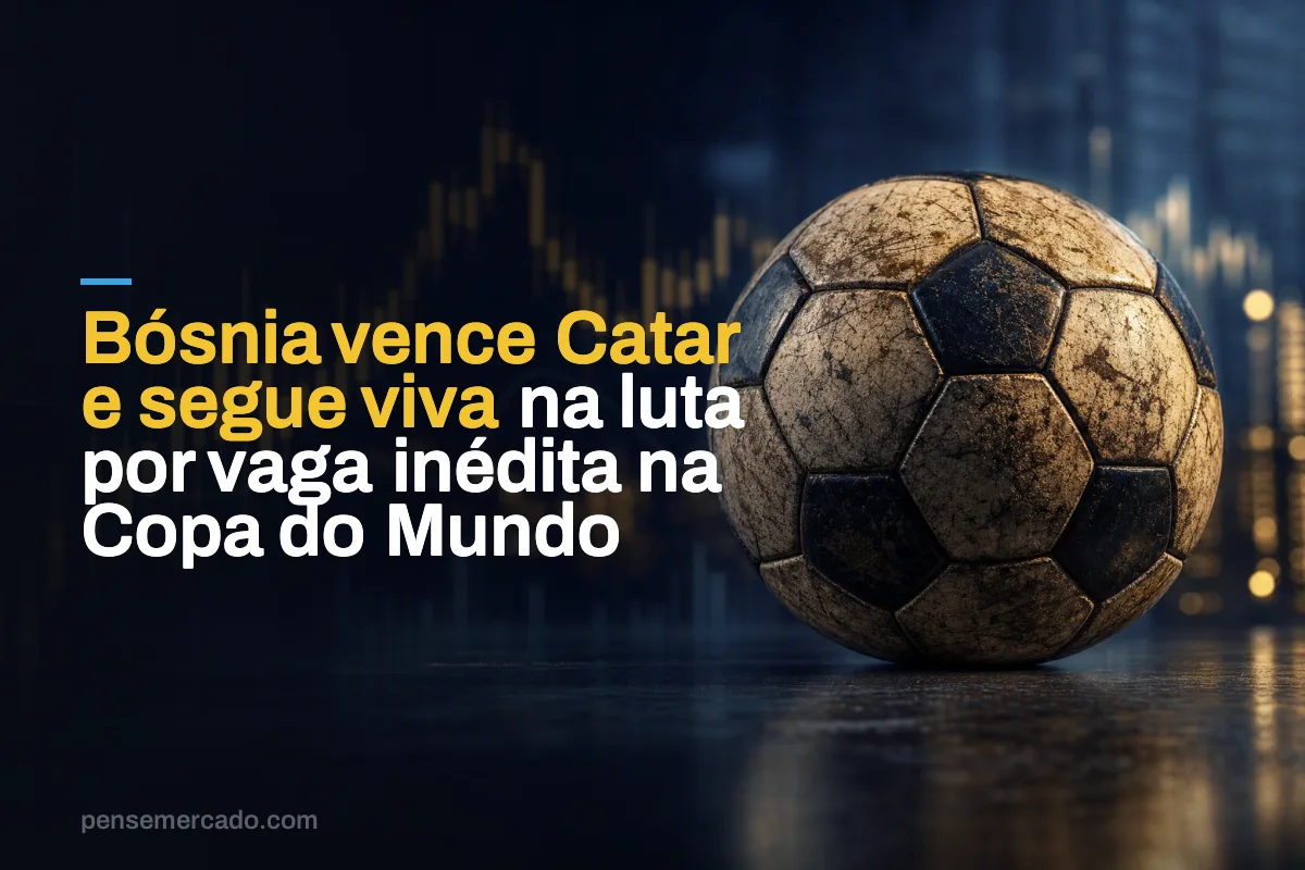 Bósnia vence Catar e segue viva na luta por vaga inédita na Copa do Mundo