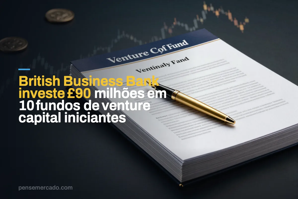 British Business Bank investe £90 milhões em 10 fundos de venture capital iniciantes