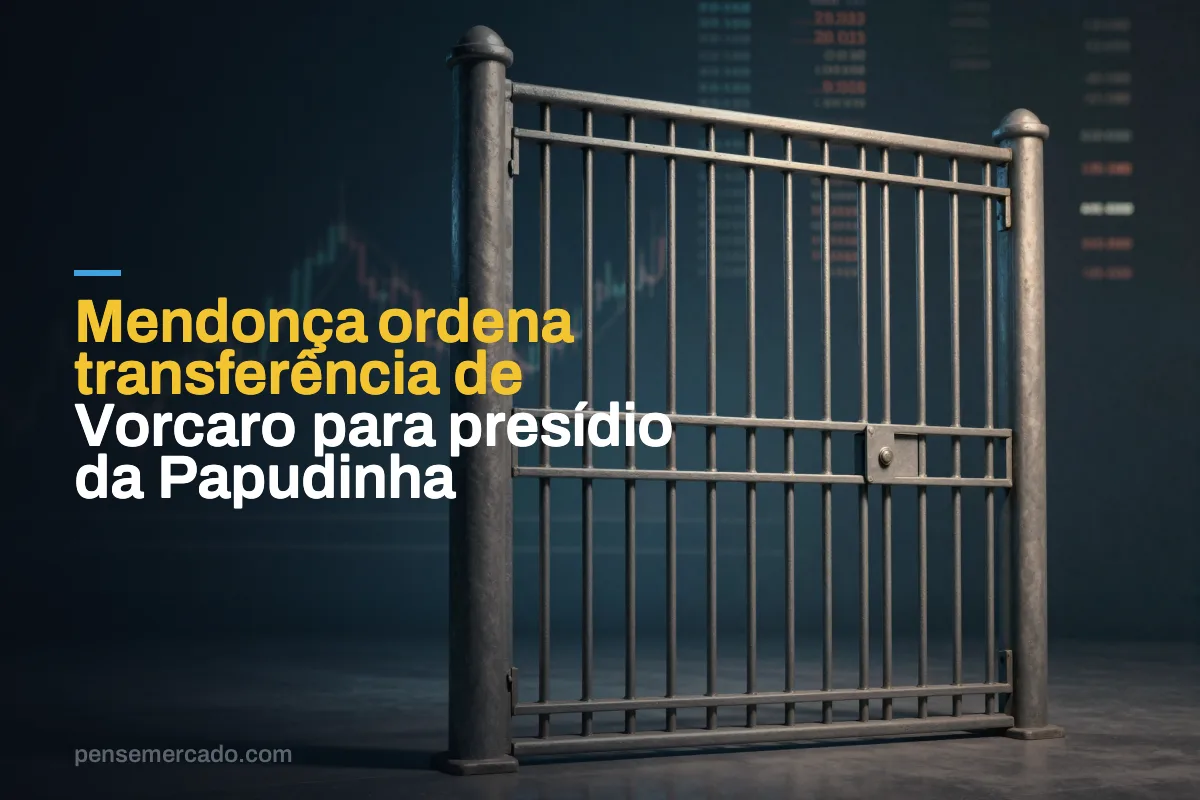 Mendonça ordena transferência de Vorcaro para presídio da Papudinha