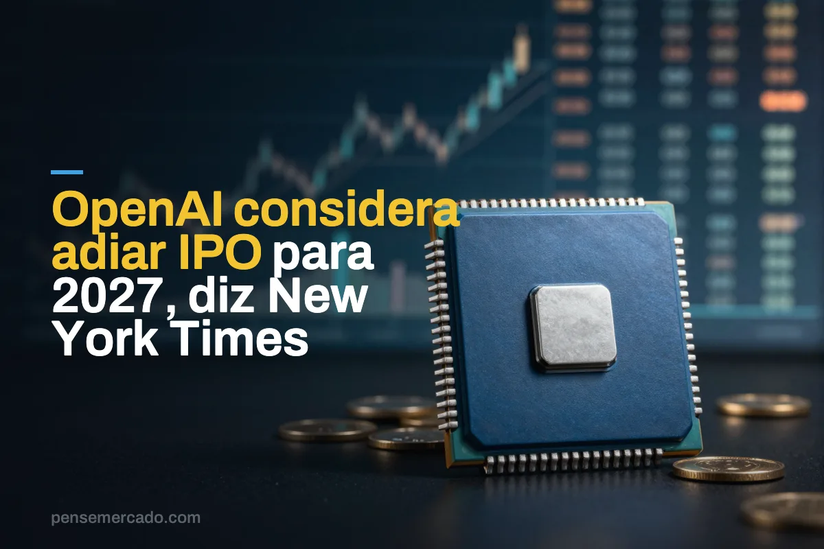 OpenAI considera adiar IPO para 2027, diz New York Times