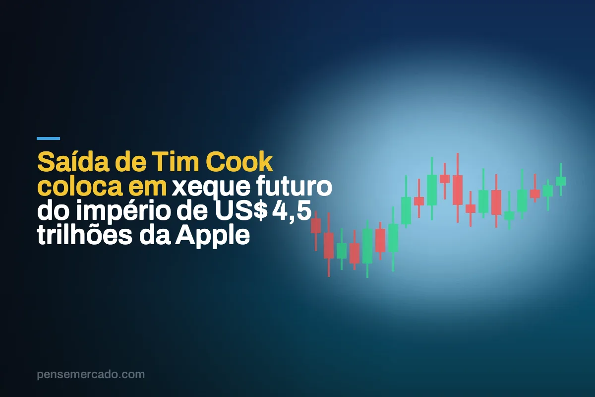 Saída de Tim Cook coloca em xeque futuro do império de US$ 4,5 trilhões da Apple