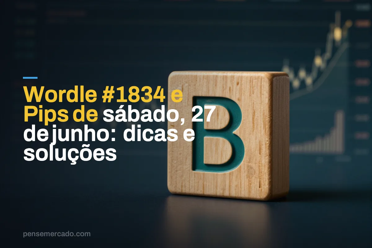 Wordle #1834 e Pips de sábado, 27 de junho: dicas e soluções