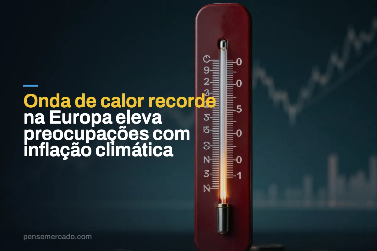 Onda de calor recorde na Europa eleva preocupações com inflação climática