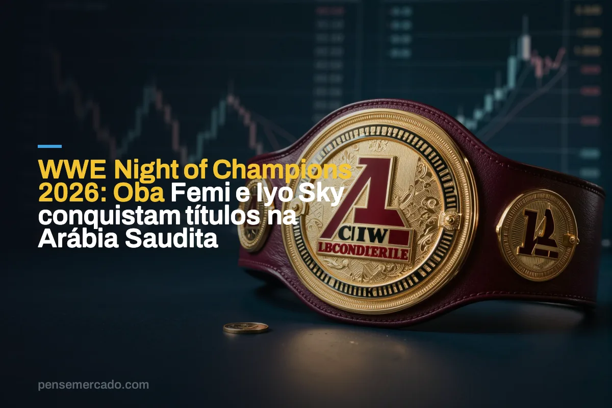 WWE Night of Champions 2026: Oba Femi e Iyo Sky conquistam títulos na Arábia Saudita