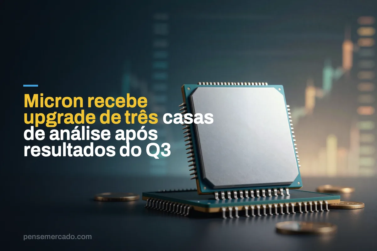 Micron recebe upgrade de três casas de análise após resultados do Q3