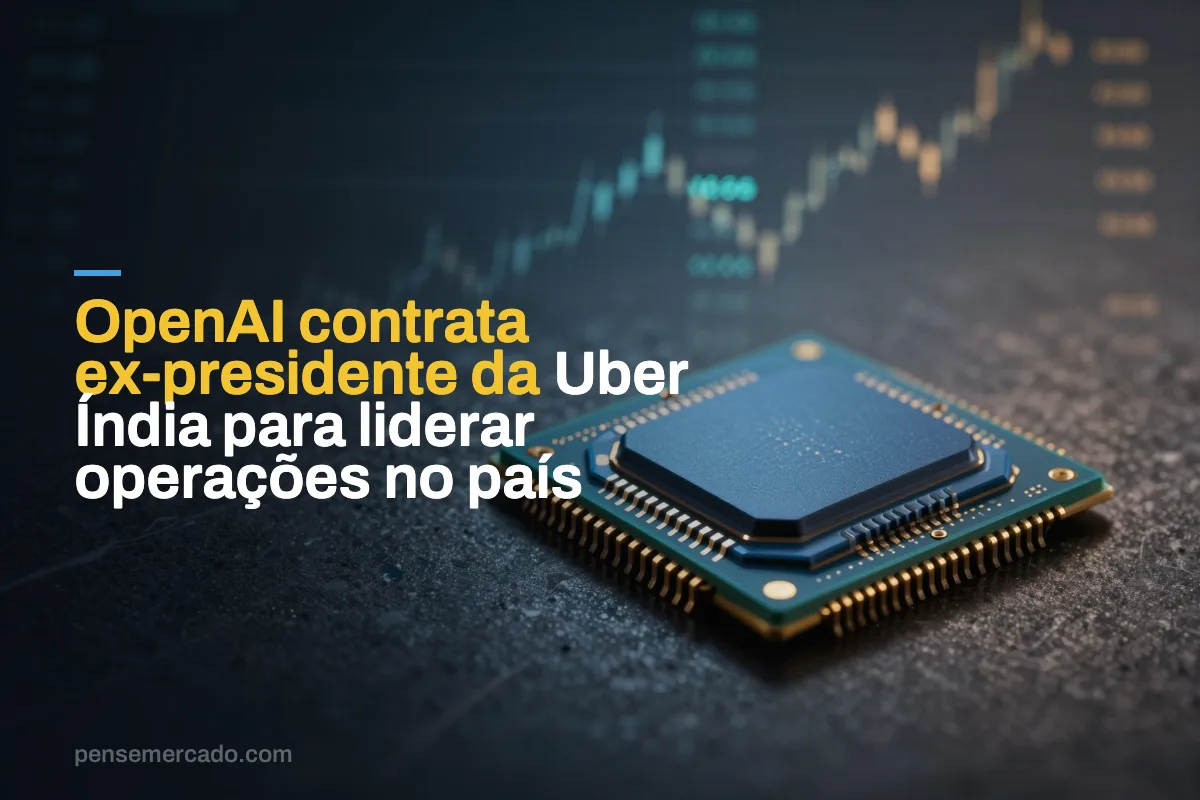 OpenAI contrata ex-presidente da Uber Índia para liderar operações no país