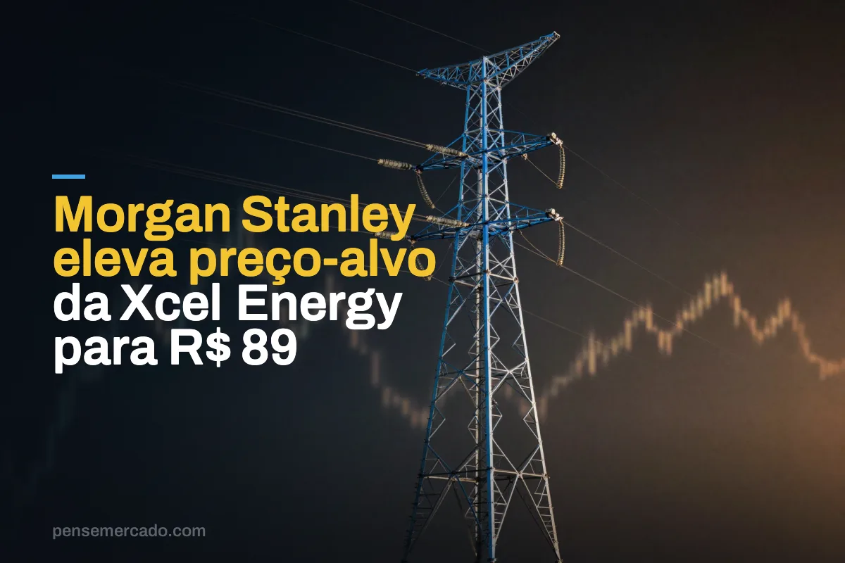 Morgan Stanley eleva preço-alvo da Xcel Energy para R$ 89