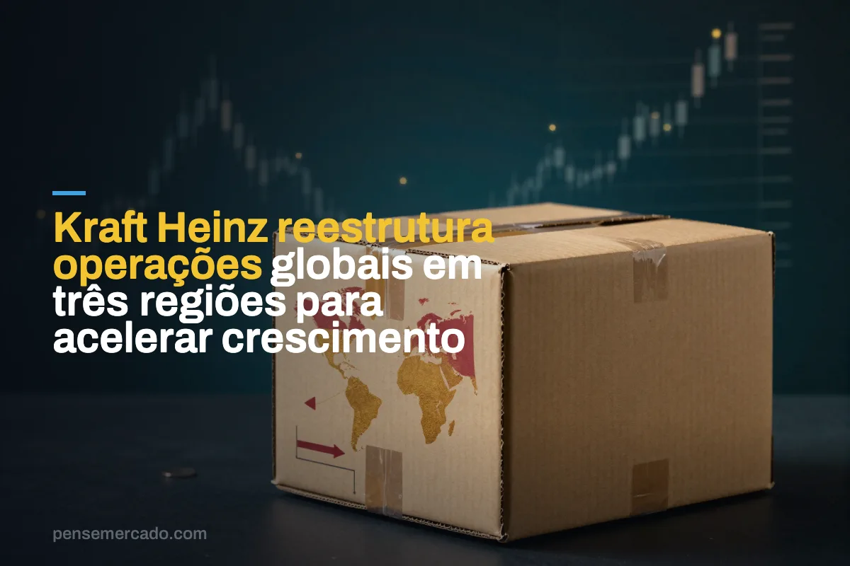 Kraft Heinz reestrutura operações globais em três regiões para acelerar crescimento