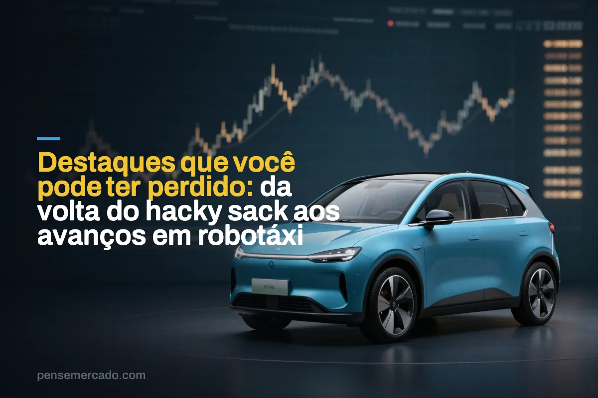 Destaques que você pode ter perdido: da volta do hacky sack aos avanços em robotáxi