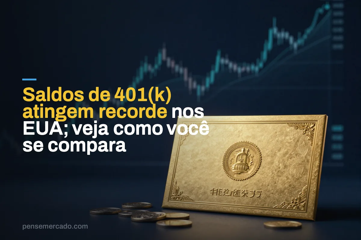 Saldos de 401(k) atingem recorde nos EUA; veja como você se compara