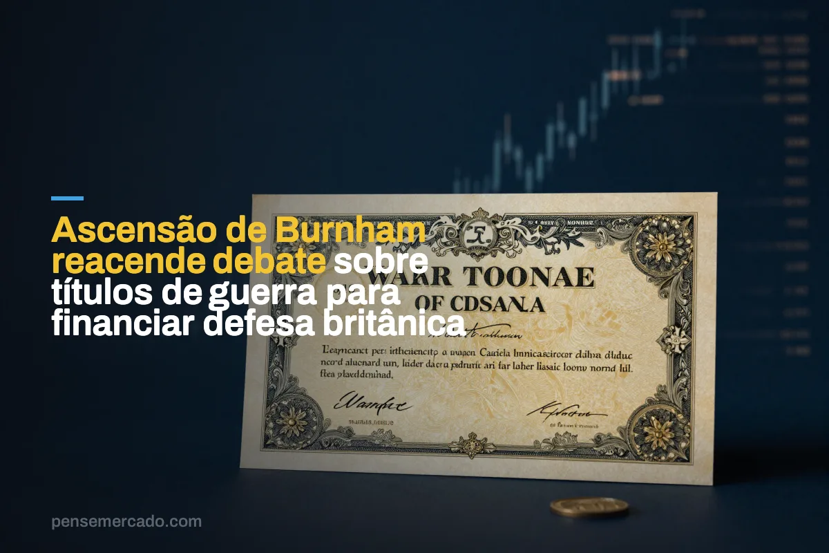 Ascensão de Burnham reacende debate sobre títulos de guerra para financiar defesa britânica