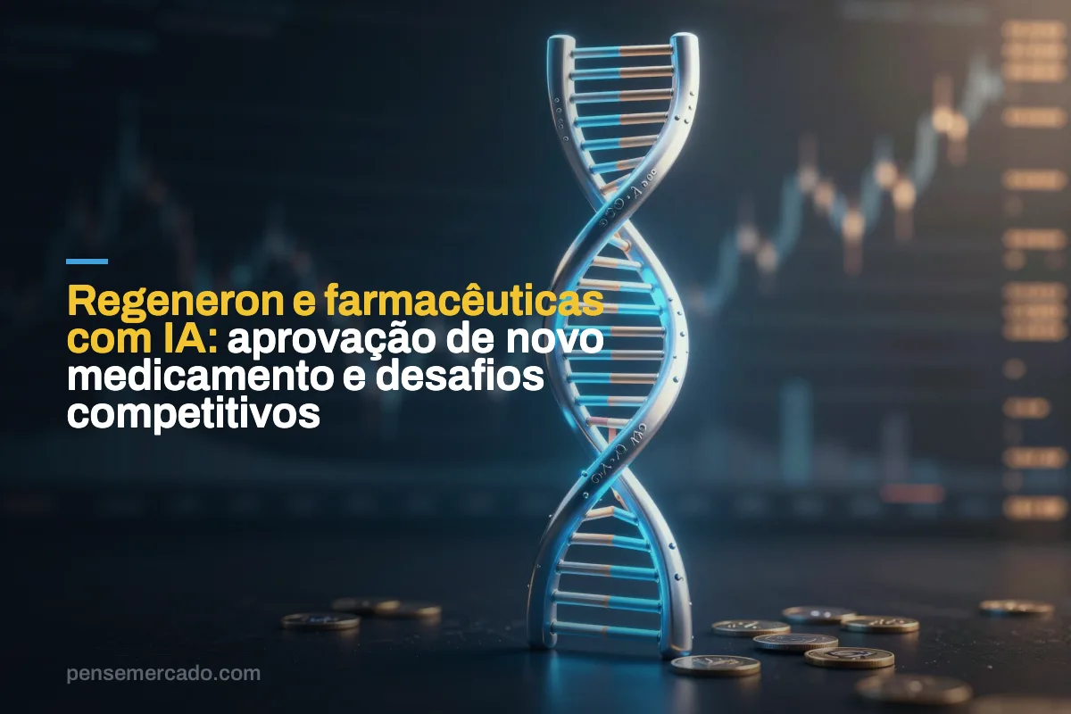 Regeneron e farmacêuticas com IA: aprovação de novo medicamento e desafios competitivos