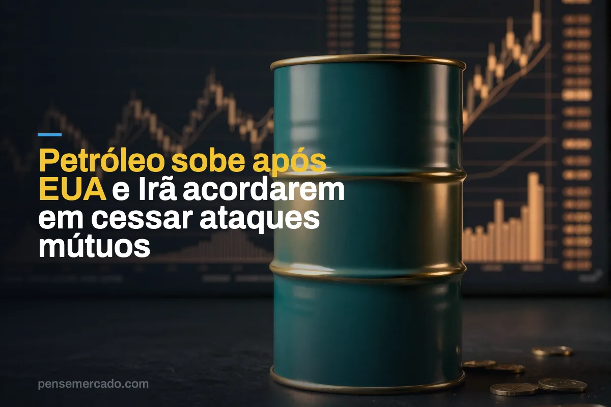 Petróleo sobe após EUA e Irã acordarem em cessar ataques mútuos