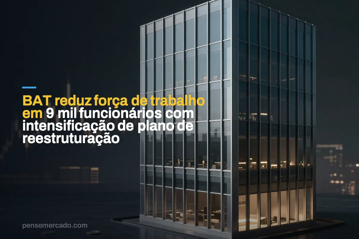BAT reduz força de trabalho em 9 mil funcionários com intensificação de plano de reestruturação