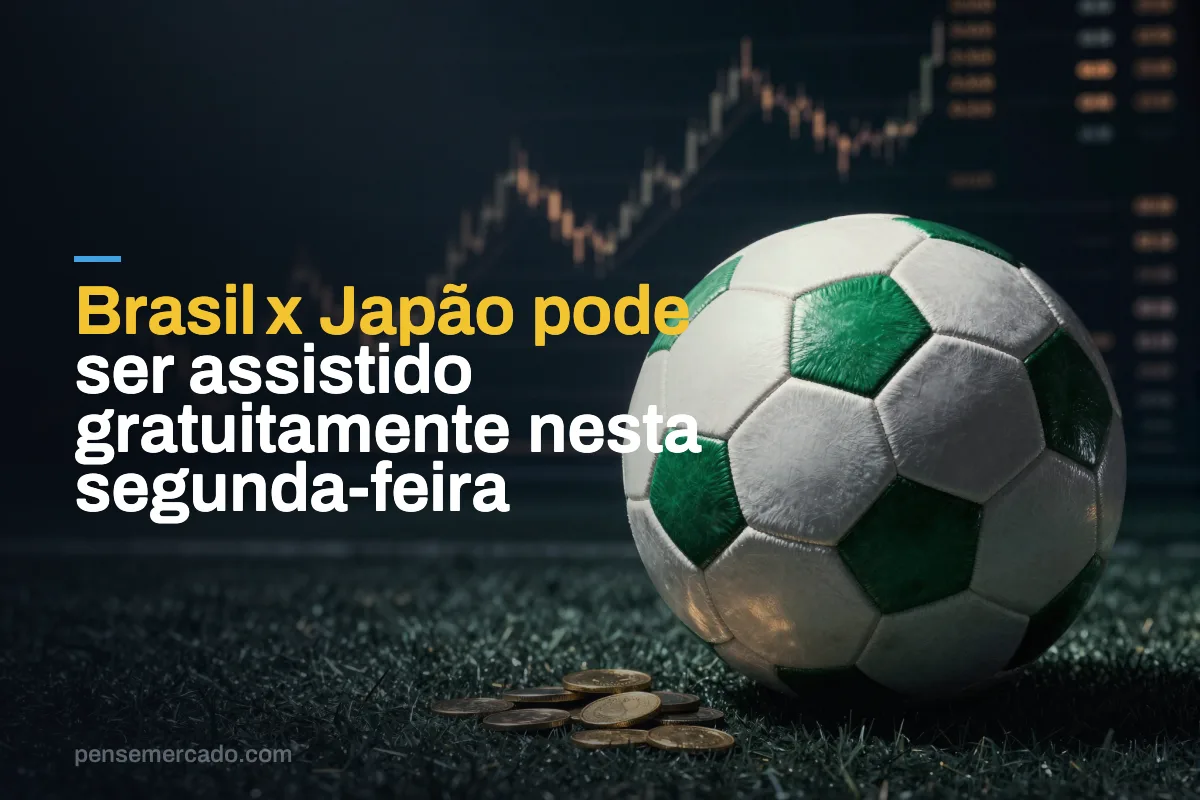 Brasil x Japão pode ser assistido gratuitamente nesta segunda-feira
