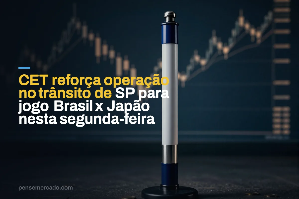 CET reforça operação no trânsito de SP para jogo Brasil x Japão nesta segunda-feira