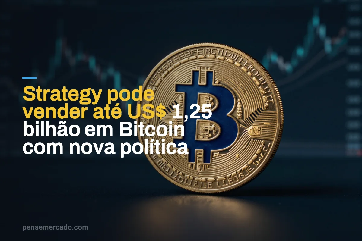 Strategy pode vender até US$ 1,25 bilhão em Bitcoin com nova política