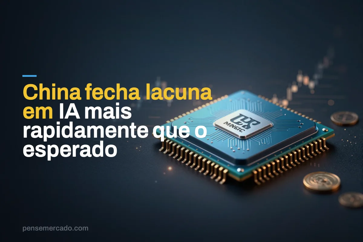 China fecha lacuna em IA mais rapidamente que o esperado