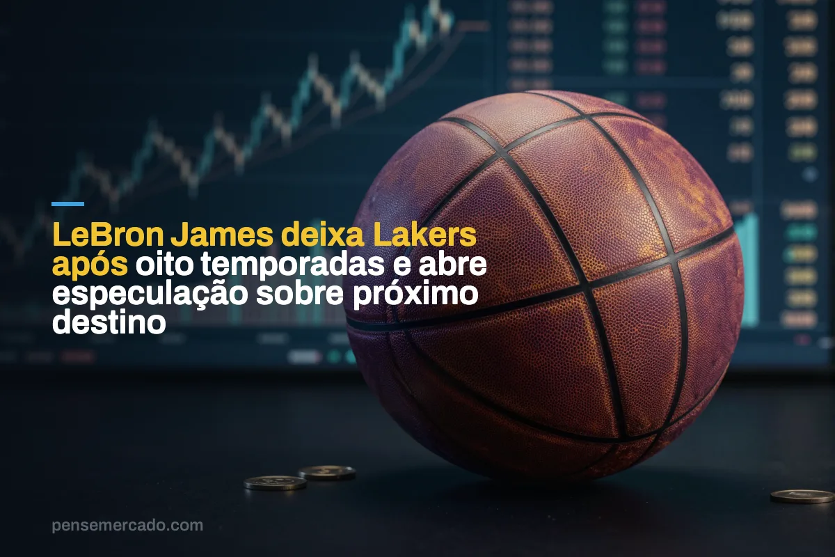 LeBron James deixa Lakers após oito temporadas e abre especulação sobre próximo destino
