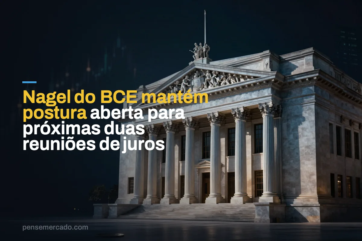 Nagel do BCE mantém postura aberta para próximas duas reuniões de juros