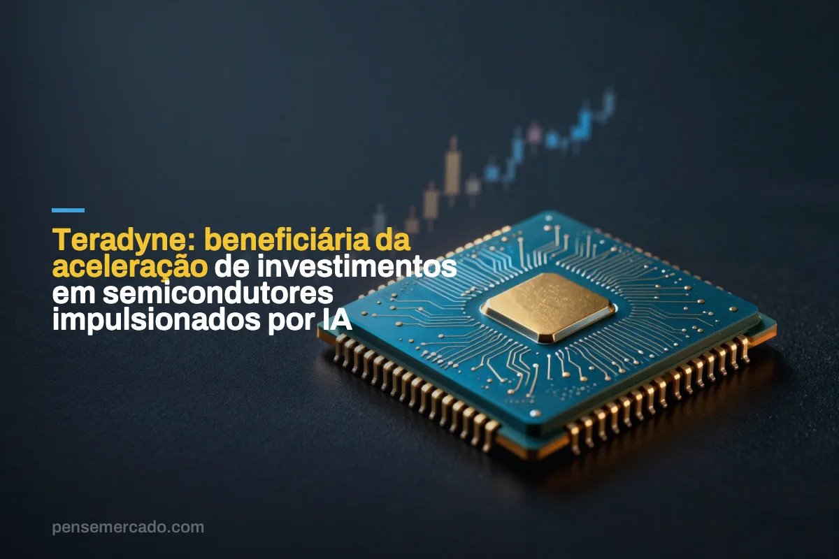 Teradyne: beneficiária da aceleração de investimentos em semicondutores impulsionados por IA