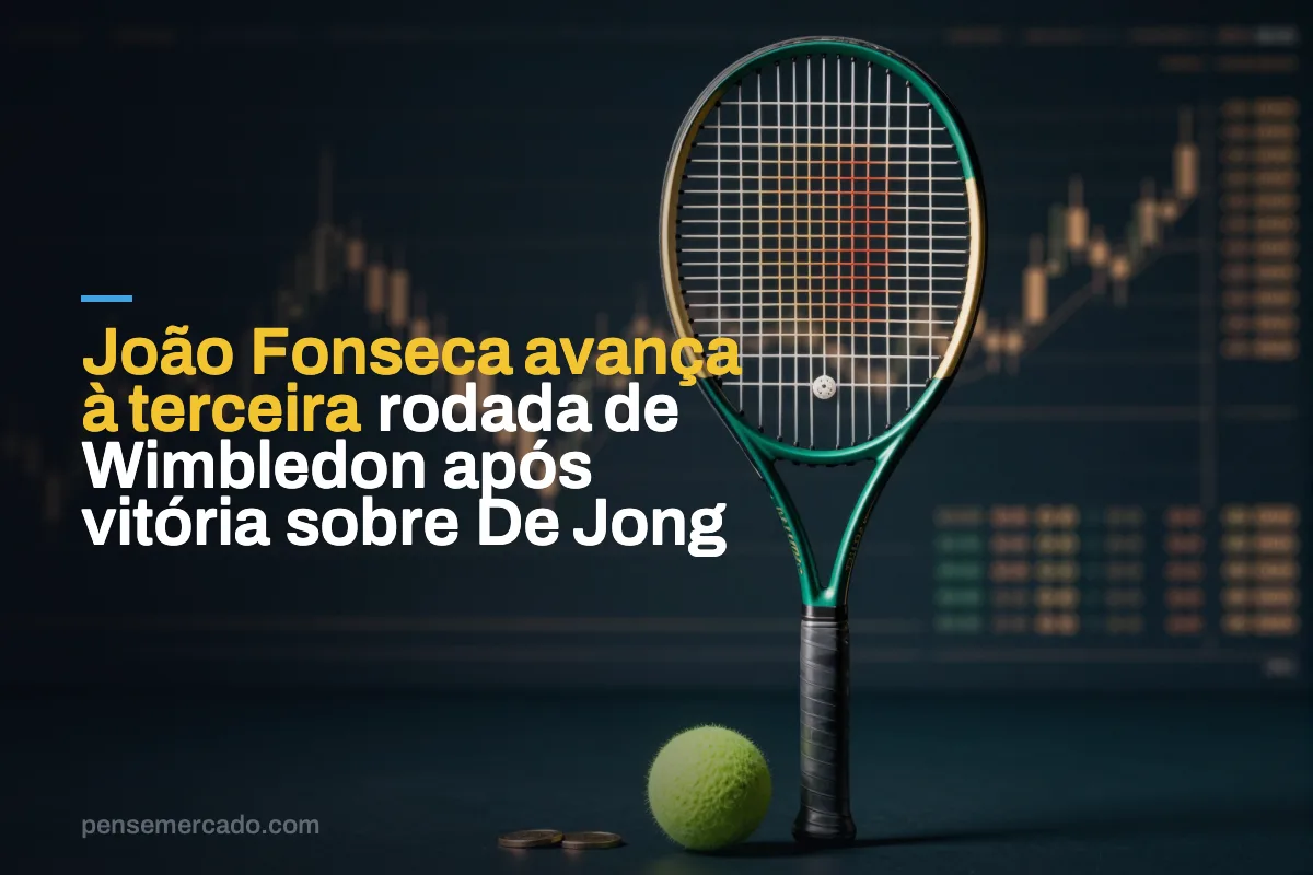 João Fonseca avança à terceira rodada de Wimbledon após vitória sobre De Jong