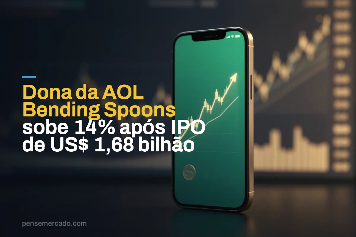 Dona da AOL Bending Spoons sobe 14% após IPO de US$ 1,68 bilhão