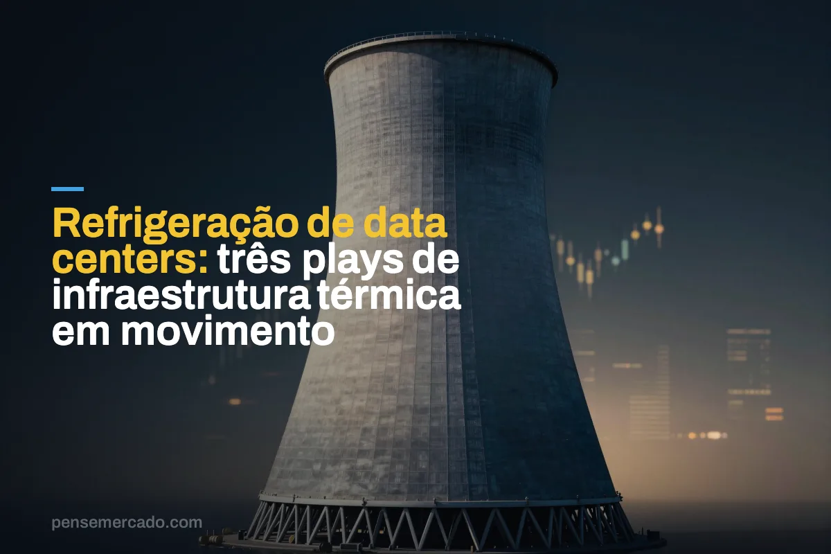 Refrigeração de data centers: três plays de infraestrutura térmica em movimento