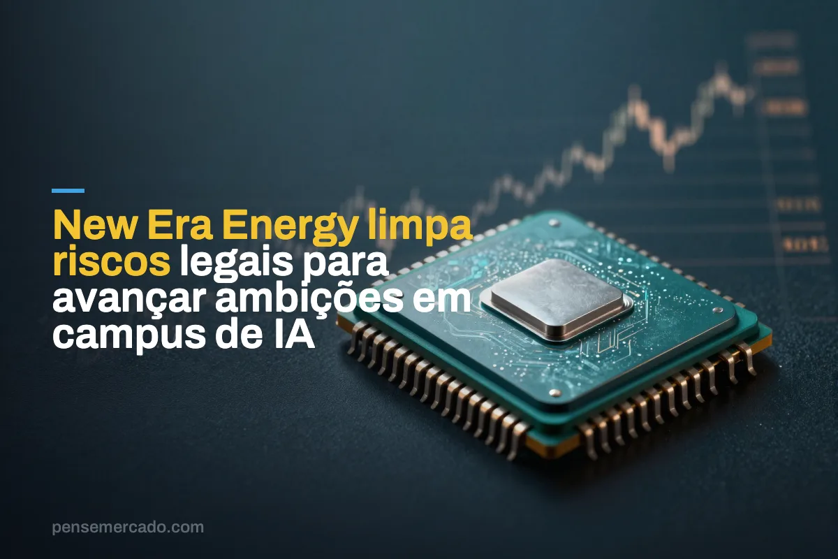 New Era Energy limpa riscos legais para avançar ambições em campus de IA