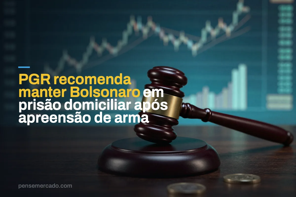 PGR recomenda manter Bolsonaro em prisão domiciliar após apreensão de arma