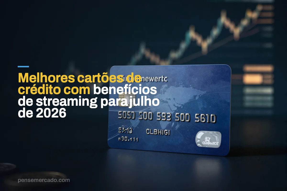 Melhores cartões de crédito com benefícios de streaming para julho de 2026