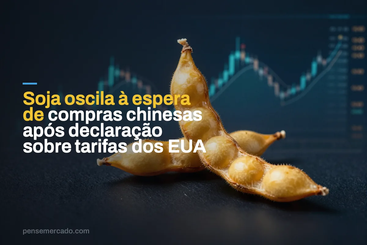 Soja oscila à espera de compras chinesas após declaração sobre tarifas dos EUA