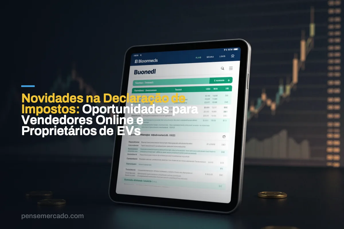 Novidades na Declaração de Impostos: Oportunidades para Vendedores Online e Proprietários de EVs