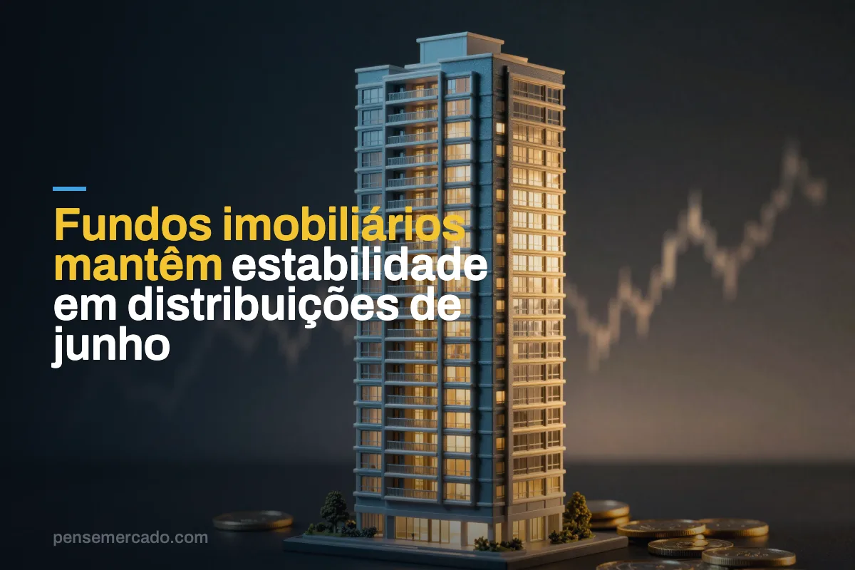 Fundos imobiliários mantêm estabilidade em distribuições de junho