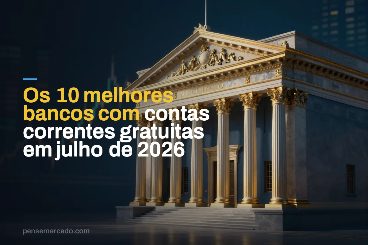 Os 10 melhores bancos com contas correntes gratuitas em julho de 2026