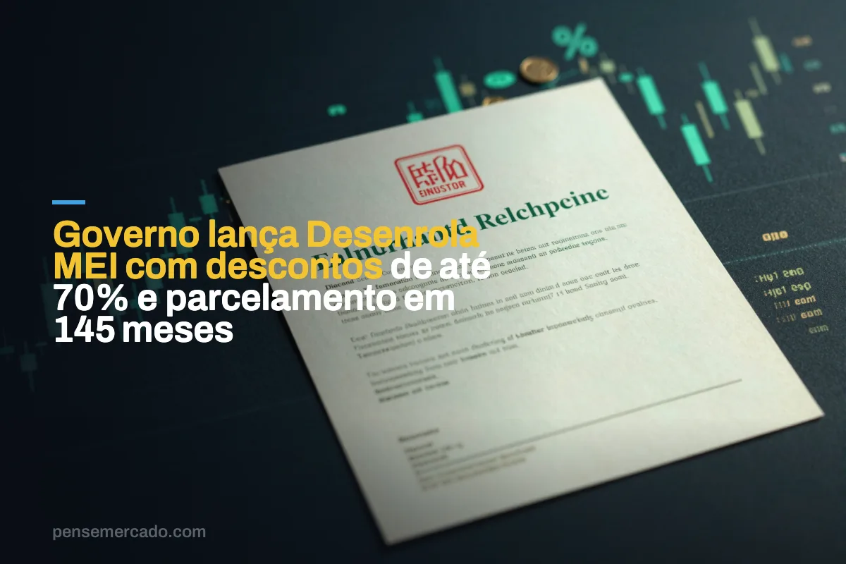 Governo lança Desenrola MEI com descontos de até 70% e parcelamento em 145 meses