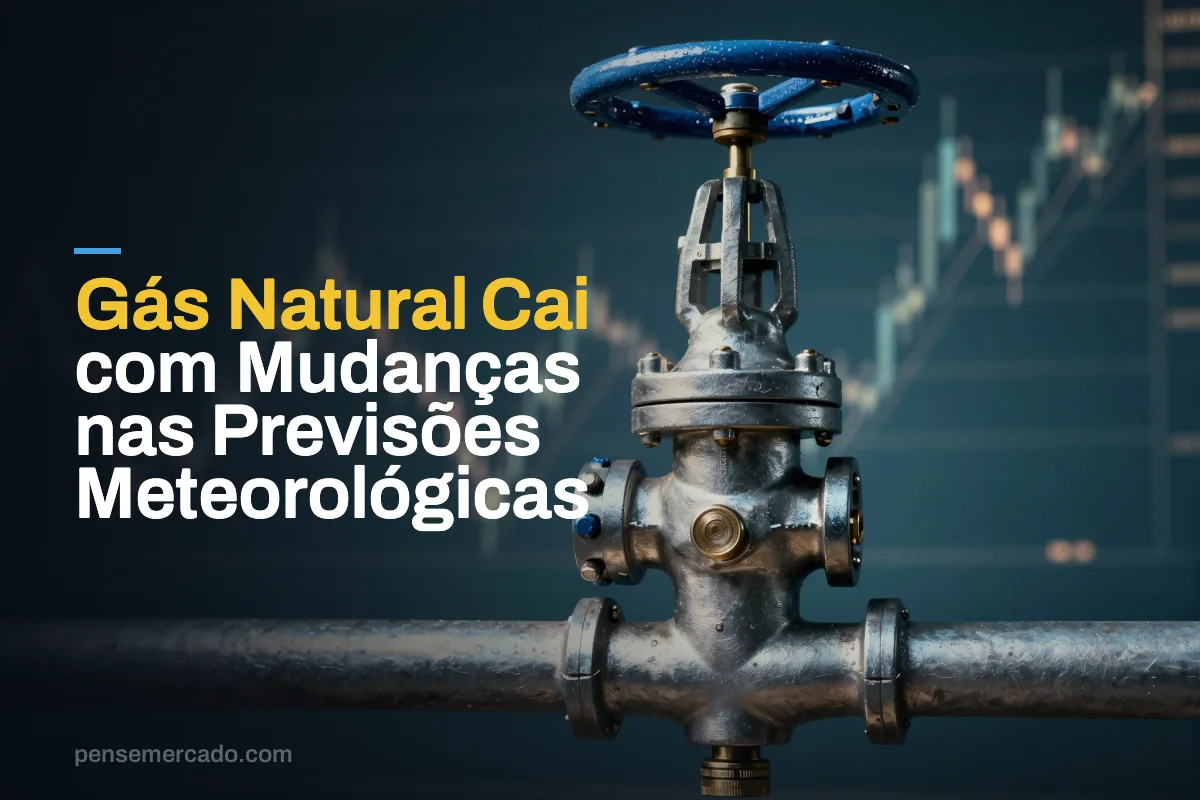 Gás Natural Cai com Mudanças nas Previsões Meteorológicas
