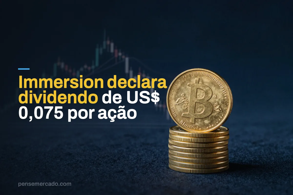 Immersion declara dividendo de US$ 0,075 por ação