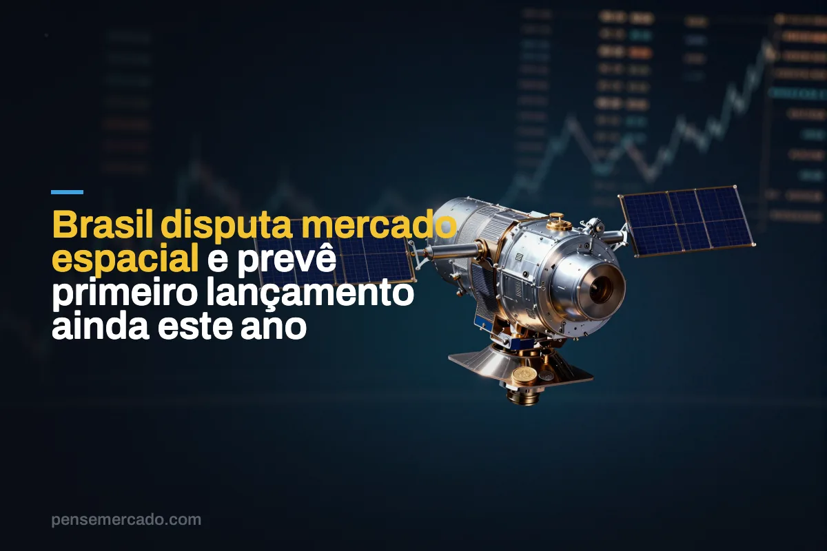 Brasil disputa mercado espacial e prevê primeiro lançamento ainda este ano