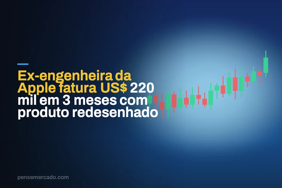 Ex-engenheira da Apple fatura US$ 220 mil em 3 meses com produto redesenhado