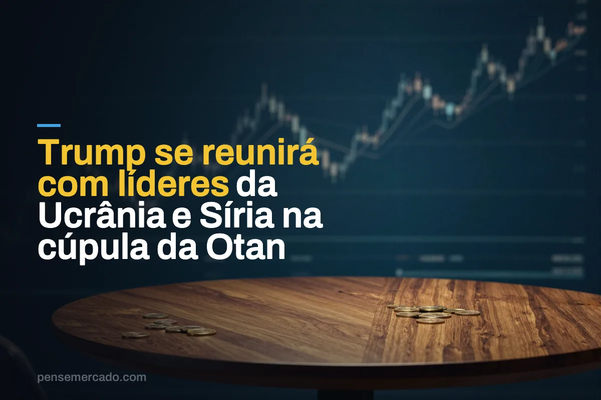 Trump se reunirá com líderes da Ucrânia e Síria na cúpula da Otan