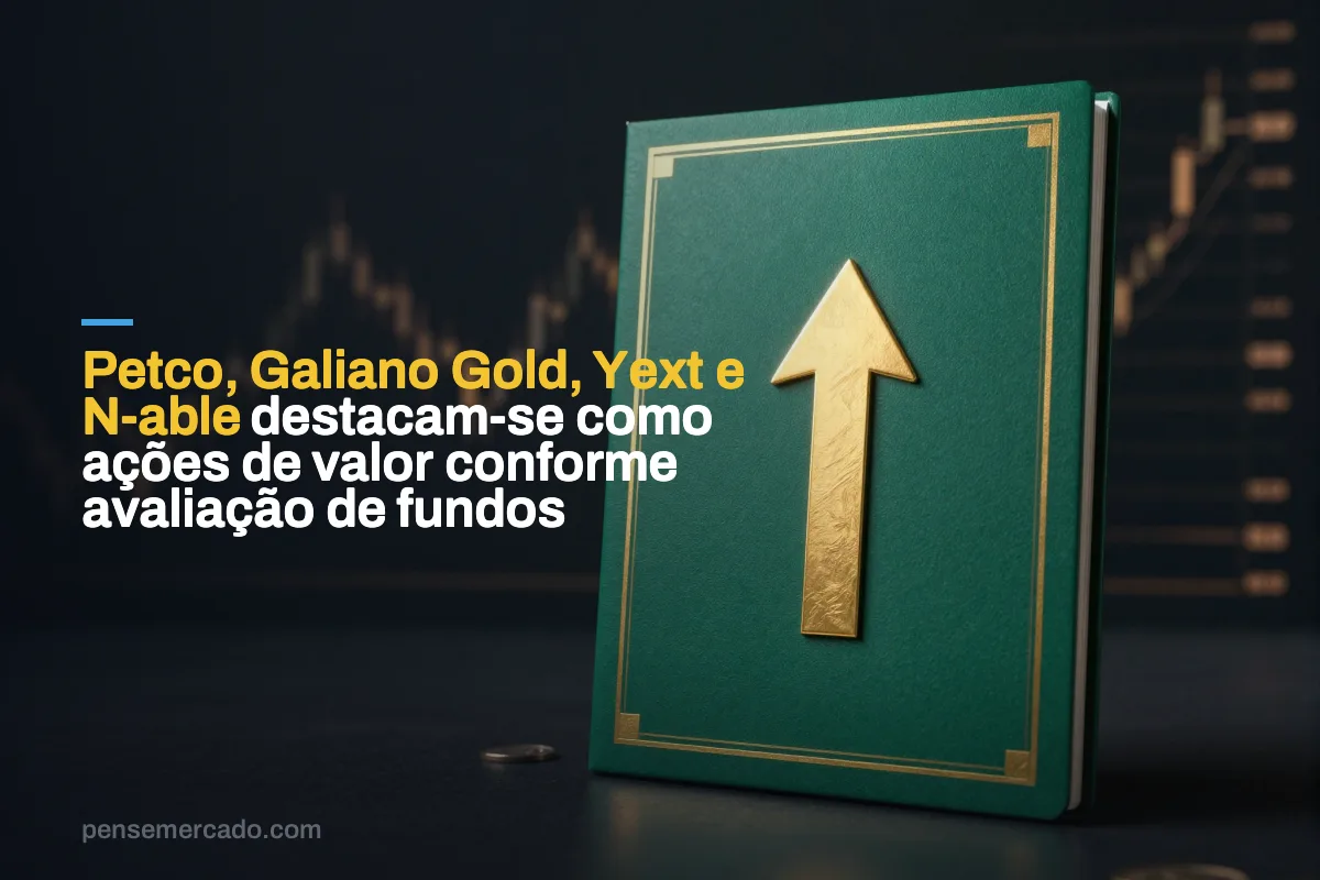 Petco, Galiano Gold, Yext e N-able destacam-se como ações de valor conforme avaliação de fundos